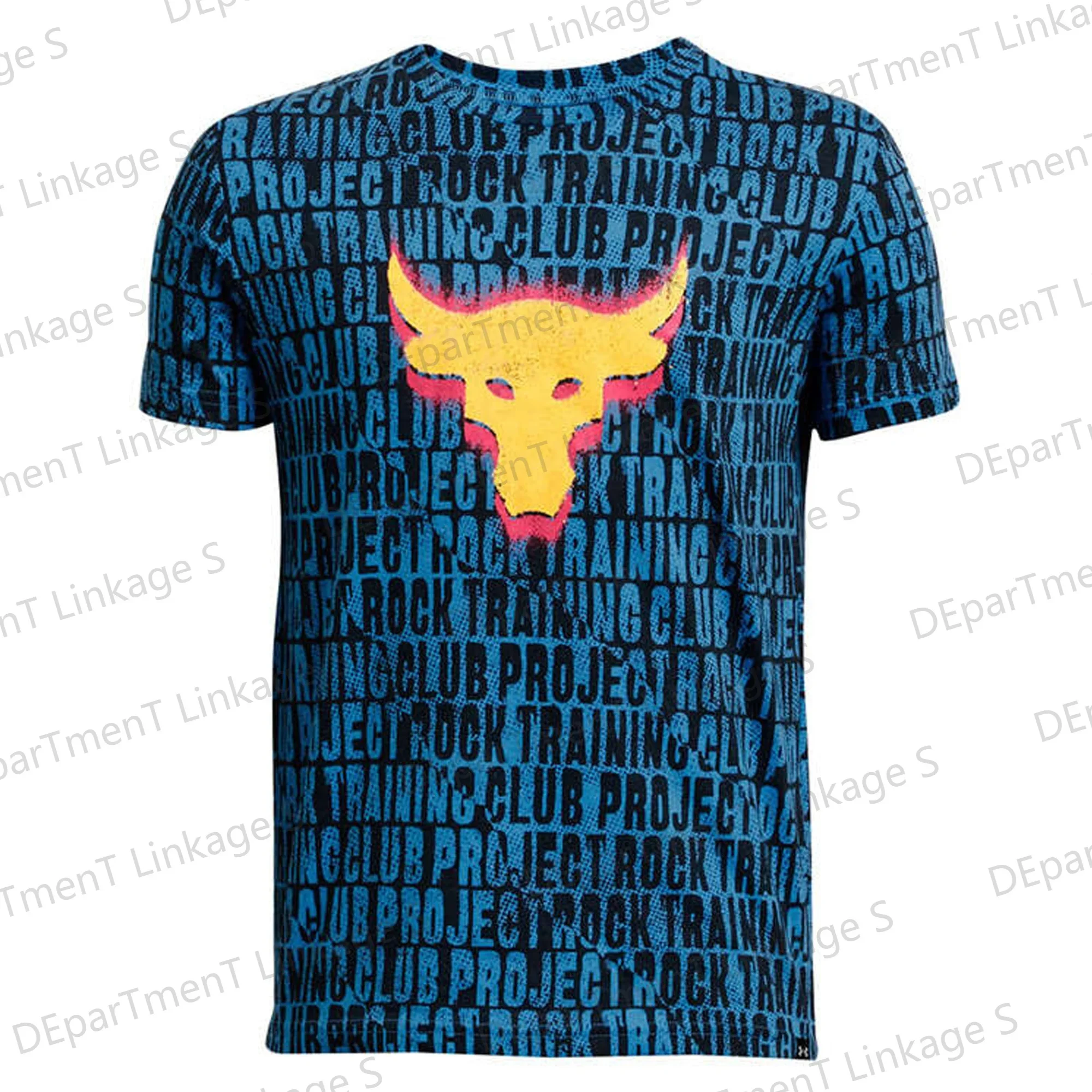 Casual T Shirt Summer Project Rock Q2 Tee Graphic Tee Oversized Gym T-shirt Performance For Tops Kids/Adults