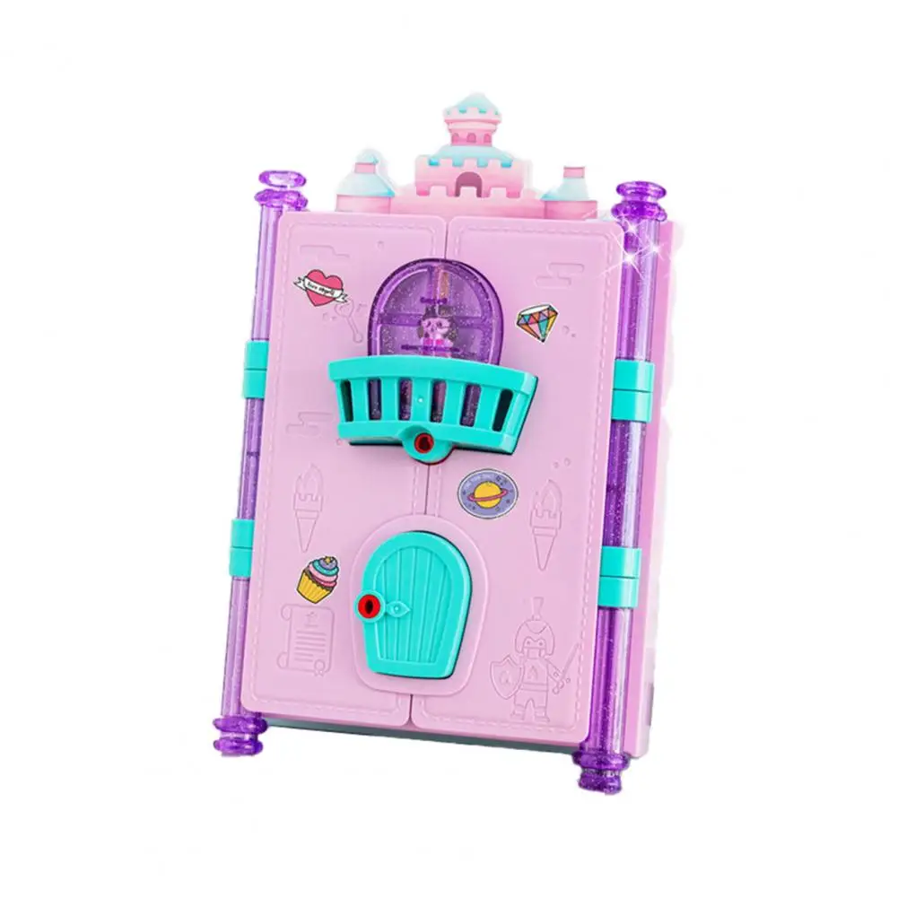 Girls Diary Toy  Cute Rich Accessories Festival Gift  Notebook Keys Pencil Ruler Book Toy Children Gift 5
