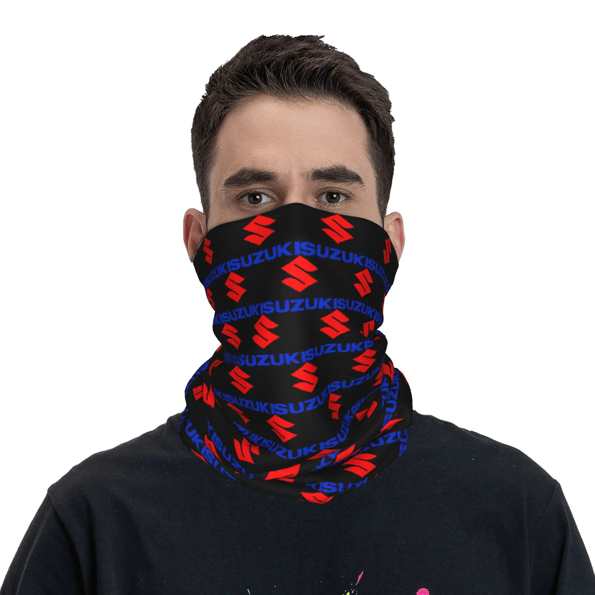 Bandana Scarf Neck Warmer for Motorcycle-Suzukies Motocross Enduro Cross Hiking Camping