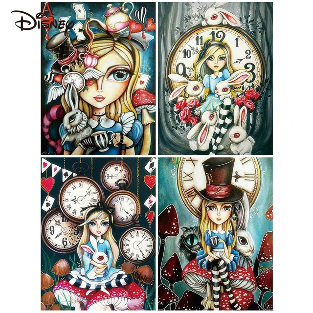 Alice In Wonderland Disney - Paint By Number - Paint by Numbers