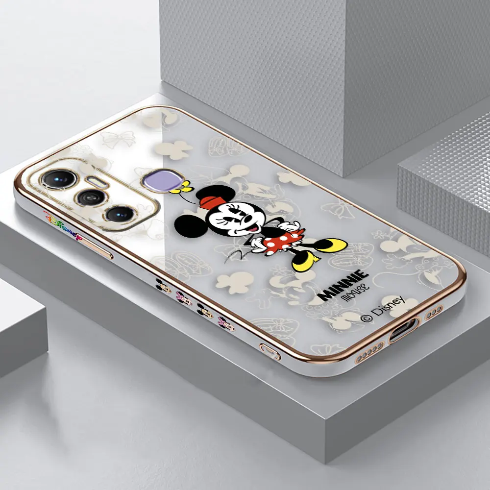 thumbnail image 1 of Cover Smooth E-TPU Phone Case Infinix HOT 40I 30I 30 20 20S 20I 12 12I 11 10 10S 10I GT10 PLAY PRO Case Cute Mickey Minnie Mouse, 1 of 5