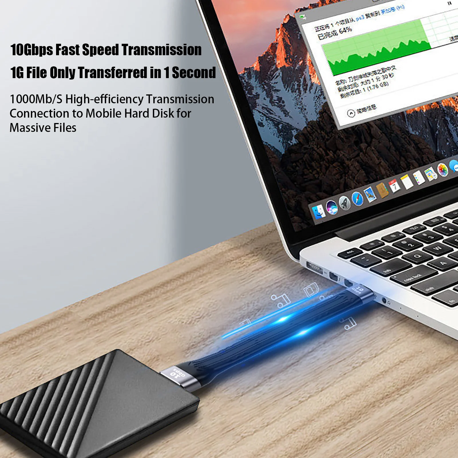 Кабель для быстрой зарядки и передачи данных usb 3.1 10 Гбит/с |