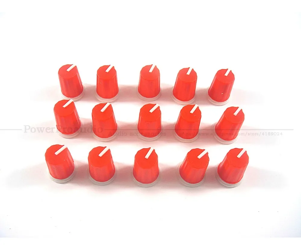 15pcs/lot EQ Cap Equalizer Knob / High School Bass Pot Knob Cap for Pioneer DJ MIXER DJM djm-2000 900 850 750 700 800 Red Color
