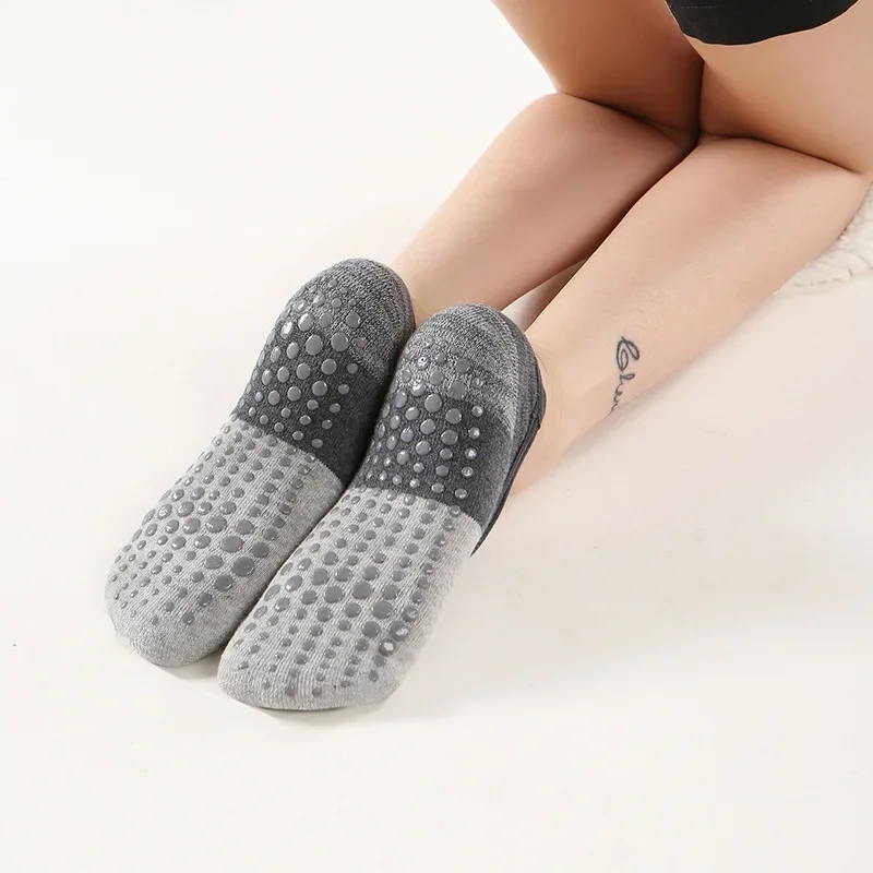 Yoga Socks Yoga Socks Women Pilates Non-slip Dot Silicone Terry No-Show Socks