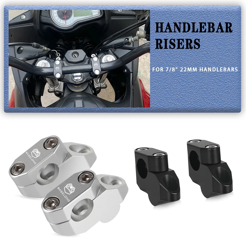 

Новый 22 мм мотоциклетный руль, подъемник, Мотокросс, удлинитель, зажим, крепление, питбайк для Benelli, для BMW, для Yamaha, для Honda