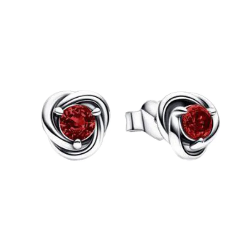 925 Silver Plated Twelve birthday stones Earrings Stud Fit Original Charms Diy For Women Accessories silver stud earrings,silver earrings,womens earrings