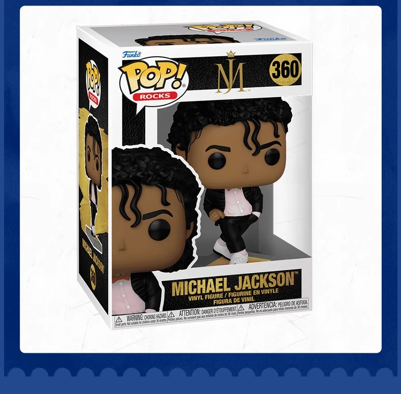 Genuine Edition FUNKO POP《Michael Jackson Dance with You Billie Jean》 Action Ornament Model Toys Assembly Collectible Model
