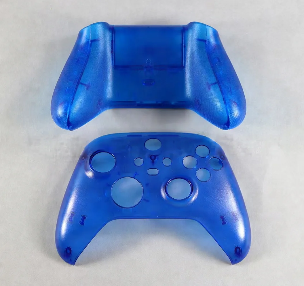 Transparent Replacement Housing Shell with Buttons for Xbox Series Controllers