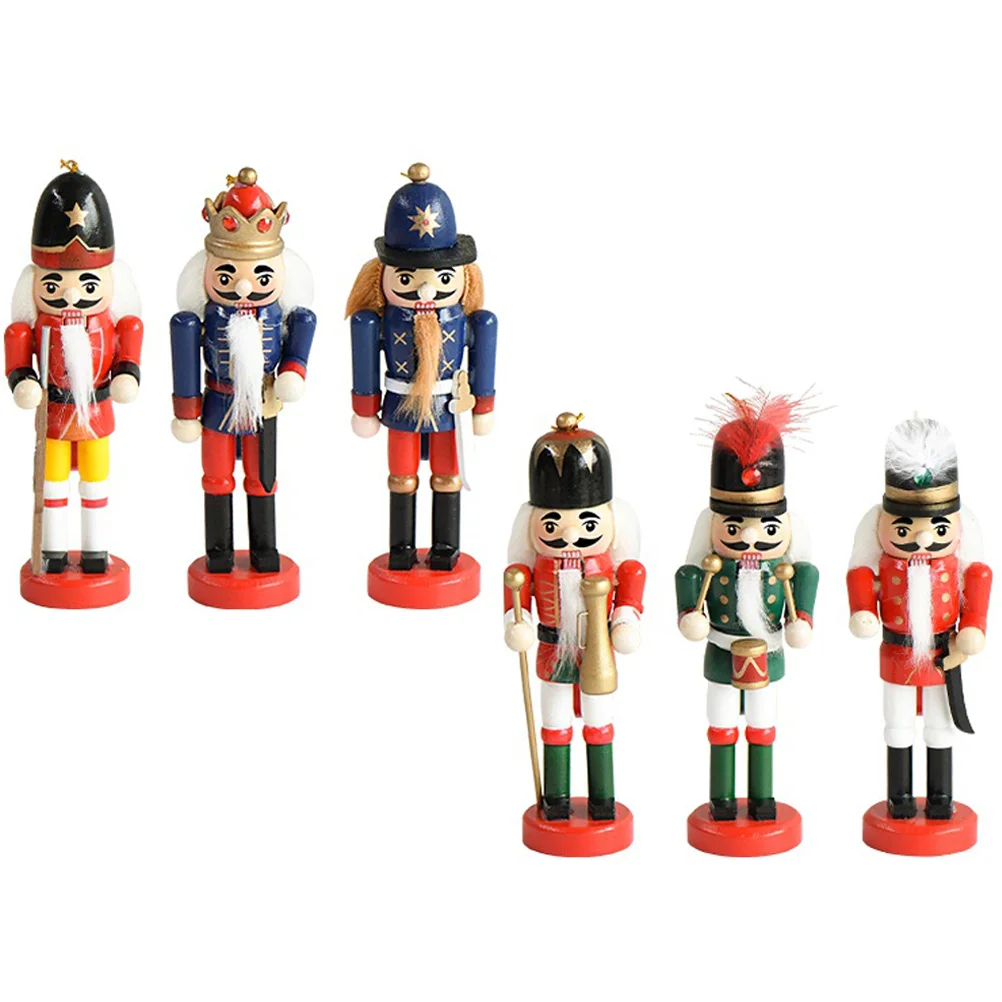 

Nutcracker Soldier Hanging Decors Tree Ornaments Xmas Supplies Pendants Party Decorations Scene Layout Props Christmas