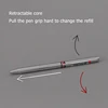 Japan Uni 2-in-1 Ballpoint Pen Mitsubishi SE-1000 Minimalist Metal Rod Black/Red Multicolor Pens Original Luxury Stationery Gift 2