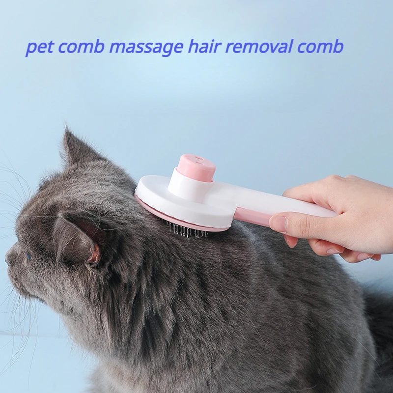 

Cat Comb Hair Removal Pet Magic Comb One Click Floating Hair Removal Cat Dog Cleaning Beauty Supplies Pet Cat Brush Supplies