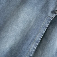 Plus Size Denim Skirt Women Autumn 2024 New High Elastic Waist Blue Color Jeans Skirts With Lining Korean Style Casual Skirt - Image 6