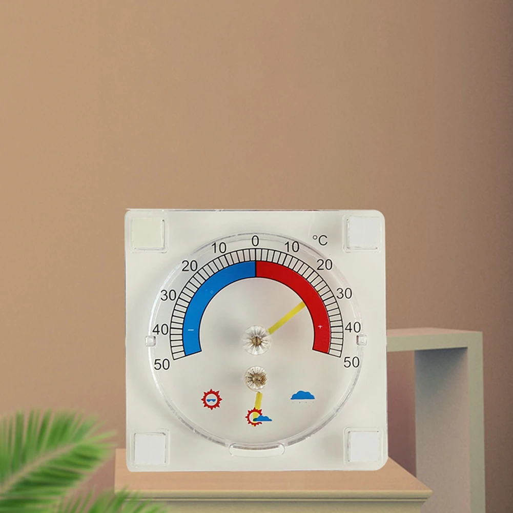 1pc Square Window Thermometer, Accurate Measurement Of Indoor And Outdoor  Temperature!