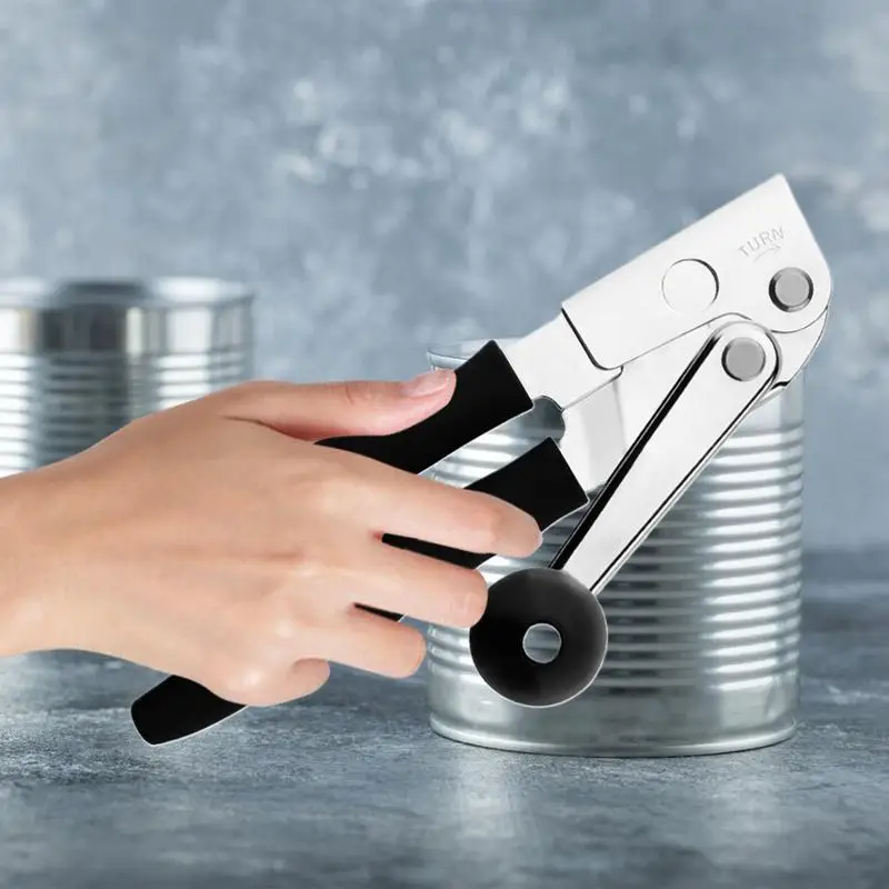 Ergonomic Stainless Steel Manual Can Opener