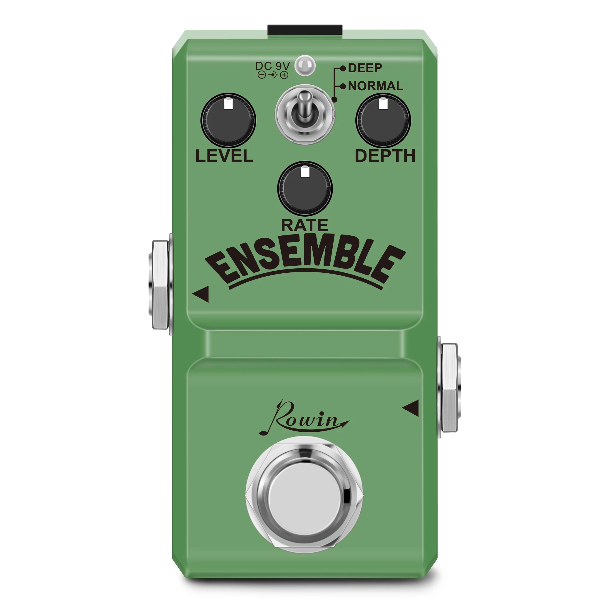 Rowin-Ln-304 Ensemble Guitar Effect Pedal Classic Analog Chorus Effect Pedal True Bypass Aluminum Alloy Shell