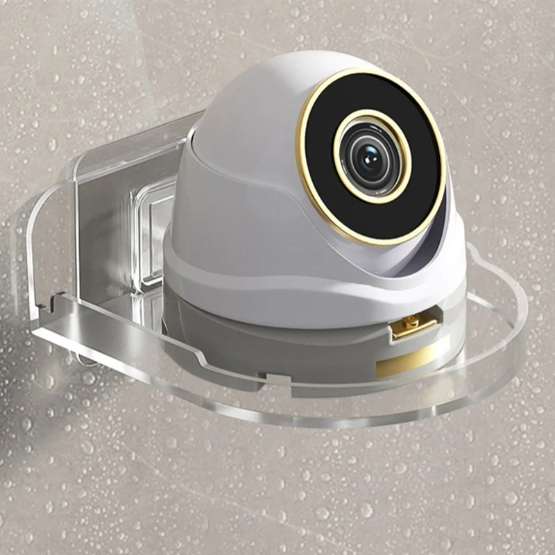 1~10PCS Soporte de cámara de vigilancia de seguridad sin perforaciones,  montaje en pared, autoadhesivo para el hogar, fijador - AliExpress