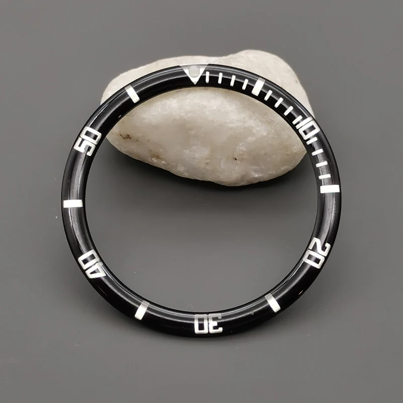 Flat Resin Aluminium Watch Bezel Insert