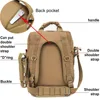 Outdoor Hunting Hiking Backpack Laptop Shoulder Bag Men Waterproof Canvas Nylon Sport Travel Trekking Camping Molle Backpack 4