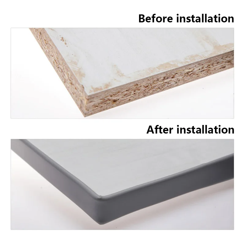 U-Shaped Self-adhesive Edge Banding Strip Furniture Cabinet Table Edge Protector Home Wardrobe Decoration 12mm/15mm/18mm edge banding strip