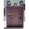 1pc Wooden Key Holder - Elevate Your Home Decor With This Stylish Wooden Purple Entry Door Key Rack Wall Hooks Key Hanger 6