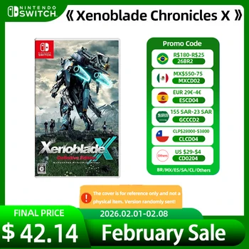 Xenoblade Chronicles X Definitive Edition Offerte di giochi per Nintendo Switch Fisico per carte da gioco Nintendo Switch OLED e Lite Switch