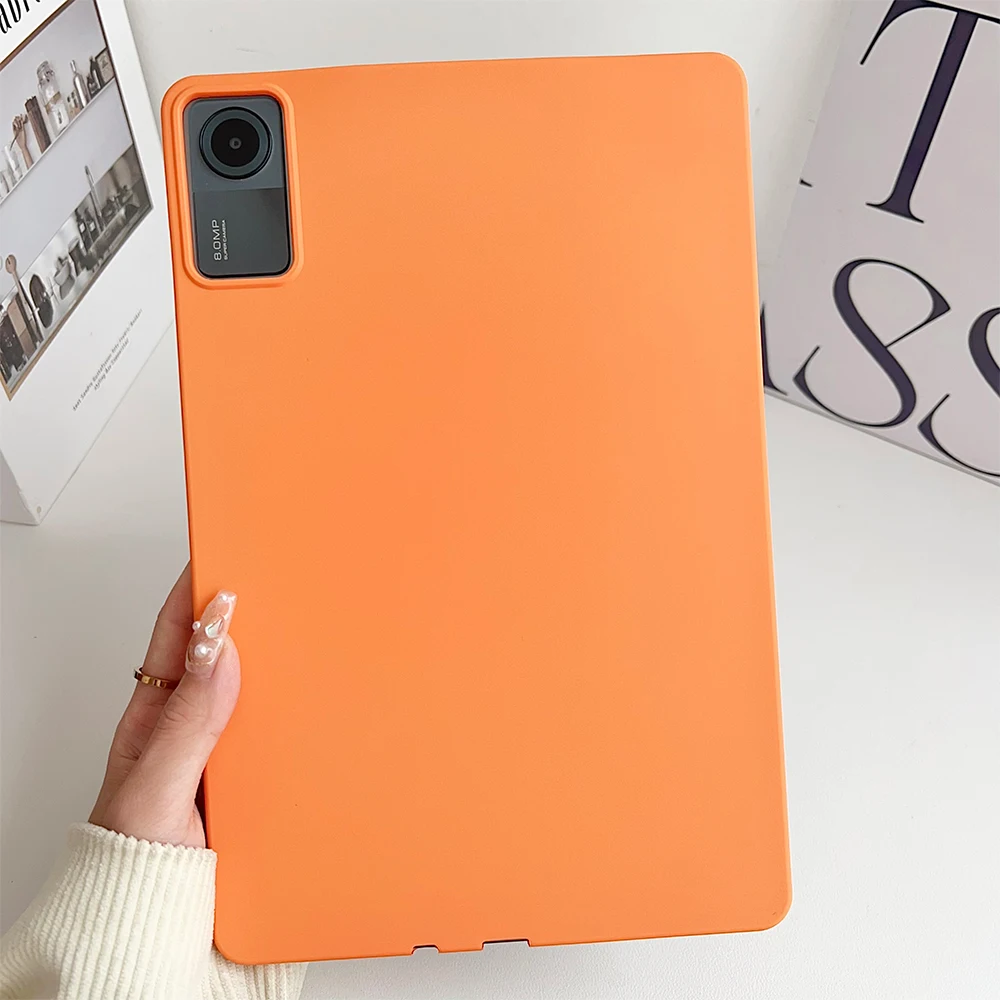 غطاء لوحي غير لامع ناعم ، غطاء ملمس الجلد ، غطاء لهاتف MiPad mmi Pad 6S ، 6 ، 5 Pro ، Redmi Pad SE ، 11in ، ضد للصدمات