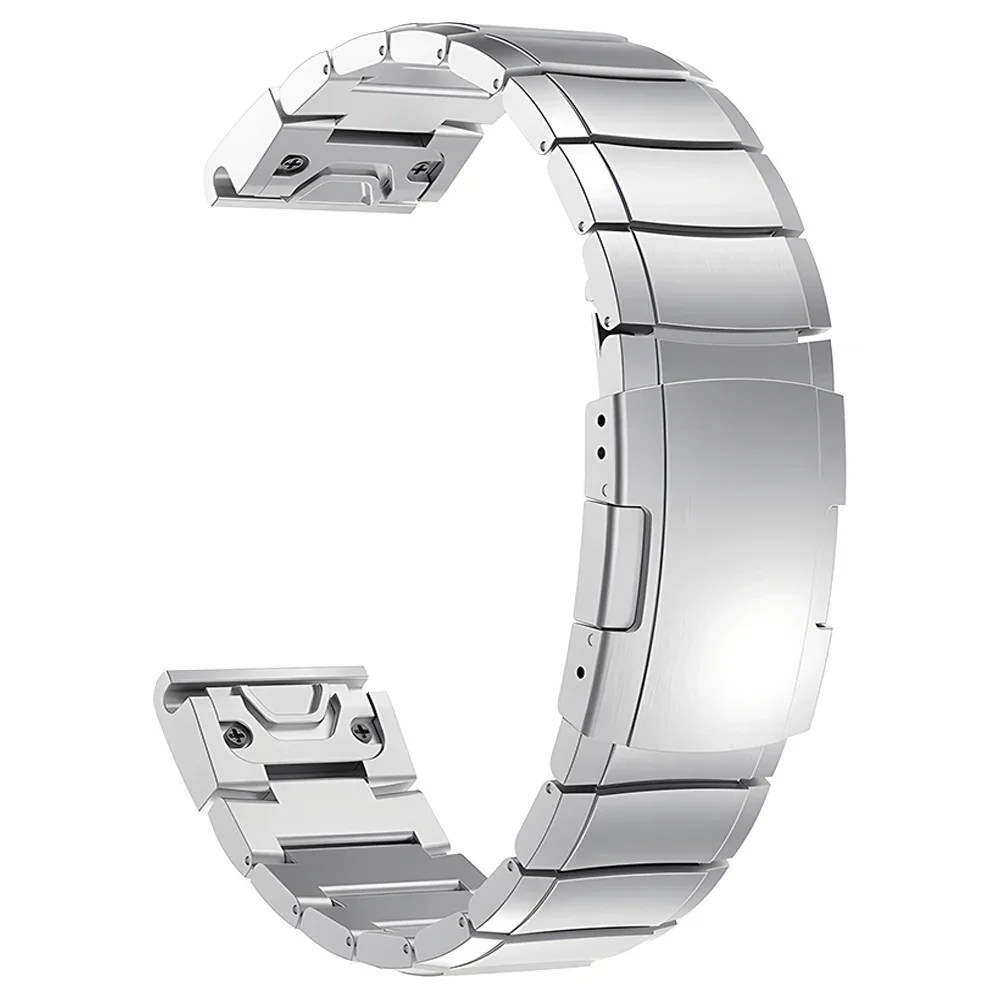 Premium Titanium QuickFit Strap - 26mm/22mm Adjustable Metal Watch Band