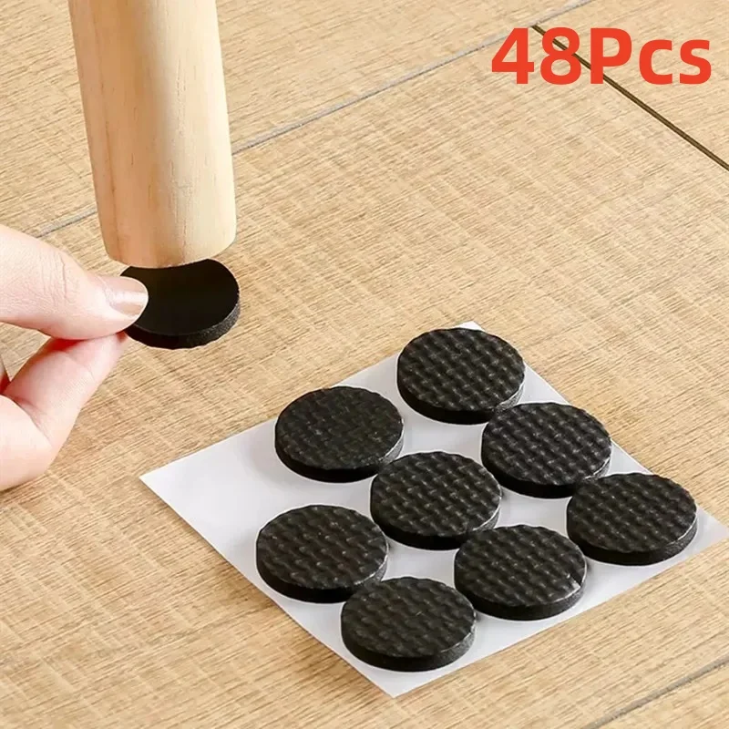 EVA Anti Scratch Furniture Feet Pads 5mm Thick Black