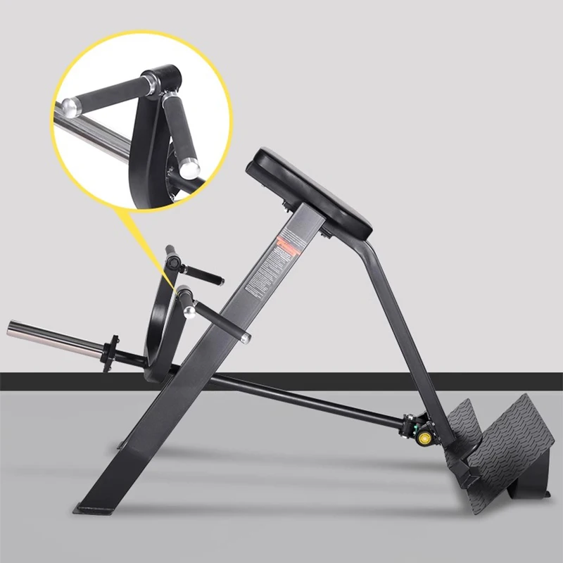 Rowing machine Horizontal pull back diagonal pull bar T-bar Lean over and hard Combined force Fitness equipment Exercise