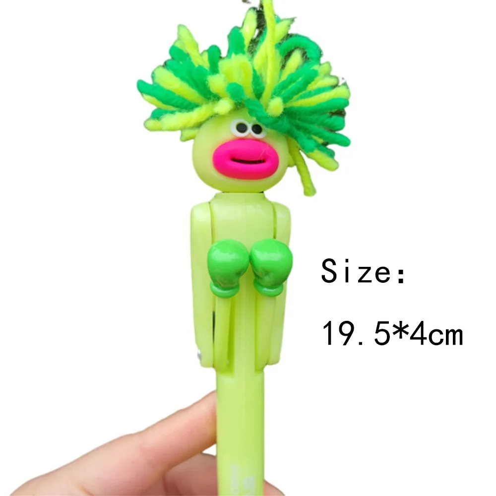 재미있는 젤 펜, 3D 캔디 컬러, 압력 감소, 중립 펜, 사무용품, 창의적인 볼펜, 학교 패션