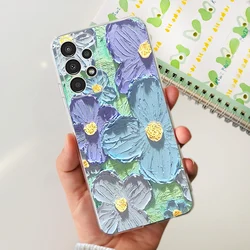Stylish Painted Soft TPU Phone Case - Vibrant Protective Back Cover Bumper for Samsung A32 4G (600)