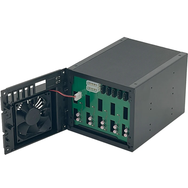 Zhenloong Optical Drive Hot Swappable Disco Rígido Módulo Chassis Armazenamento Expansão 525 para 35 Hdd Hot-swap Gaiola Adaptador - Imagem 2