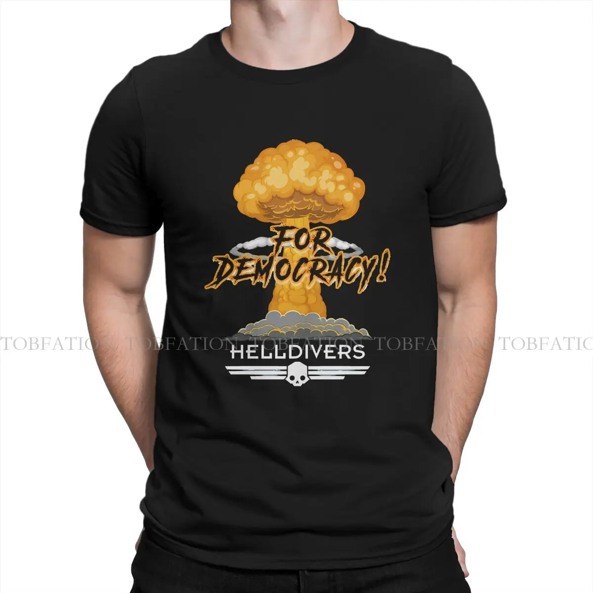 Democ Unique Tshirt Helldivers Game Top Quality New Design Gift Clothes T Shirt Stuff