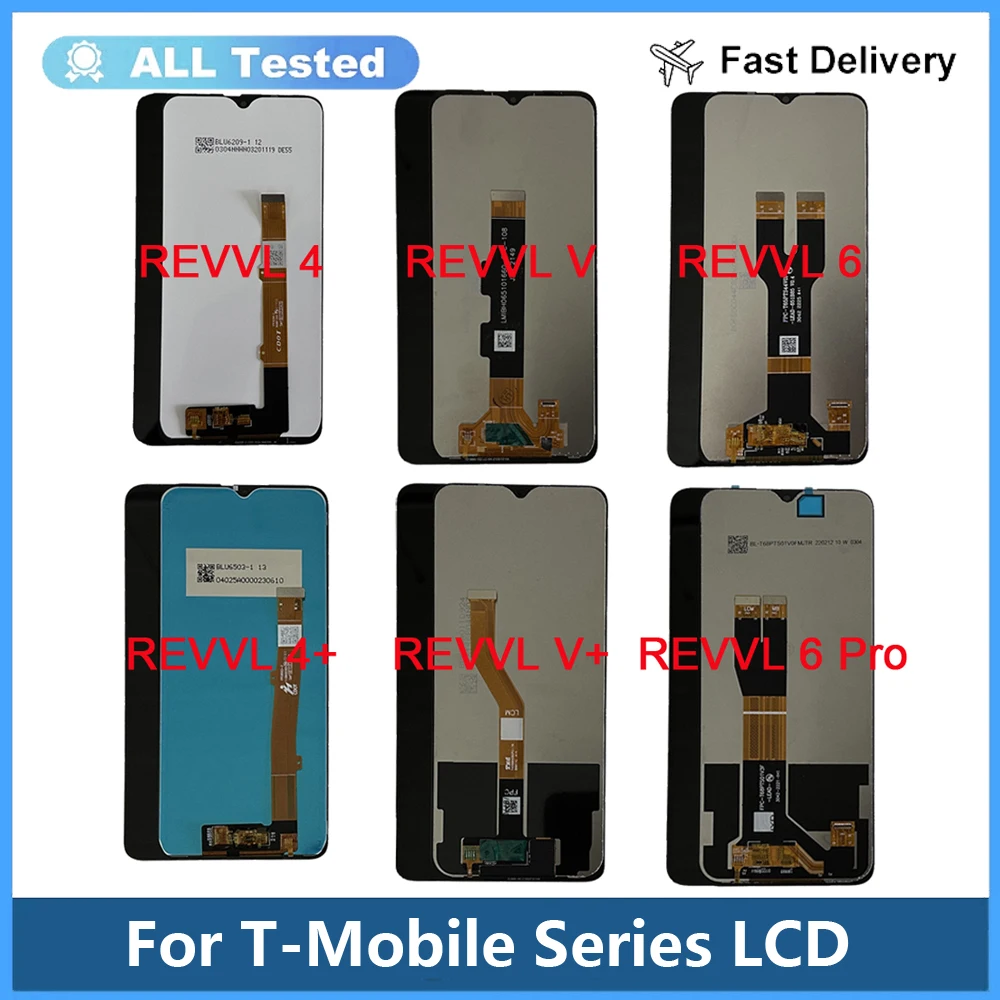 Per T-Mobile Revvl 6 Pro 5G Lcd Tmaf035G Display Digitizer T Telefono Lcd Per Revvl4 4 + Revvl V Plus Lcd Revvl V Revvl6 Lcd