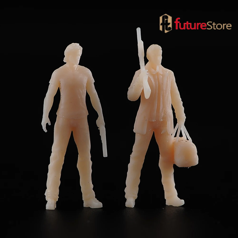 

1/64 Unpainted Evil Power Sam and Dean Action Figure for Fan Collection Toys