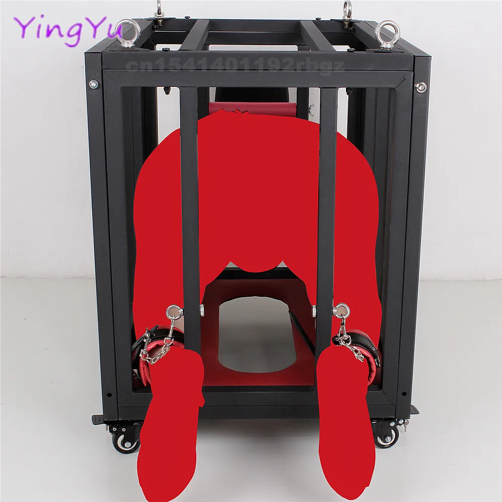 Men Women Slave Training Cage Dog Cage for Adult Games Body Bondage