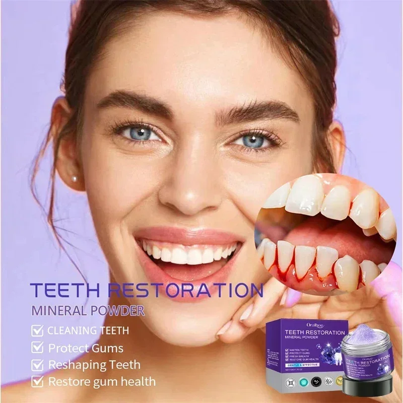 Gum Repair Drops Tooth Powder Rapid gum repair mineral powder effectively beautifies teeth relieves tooth damage