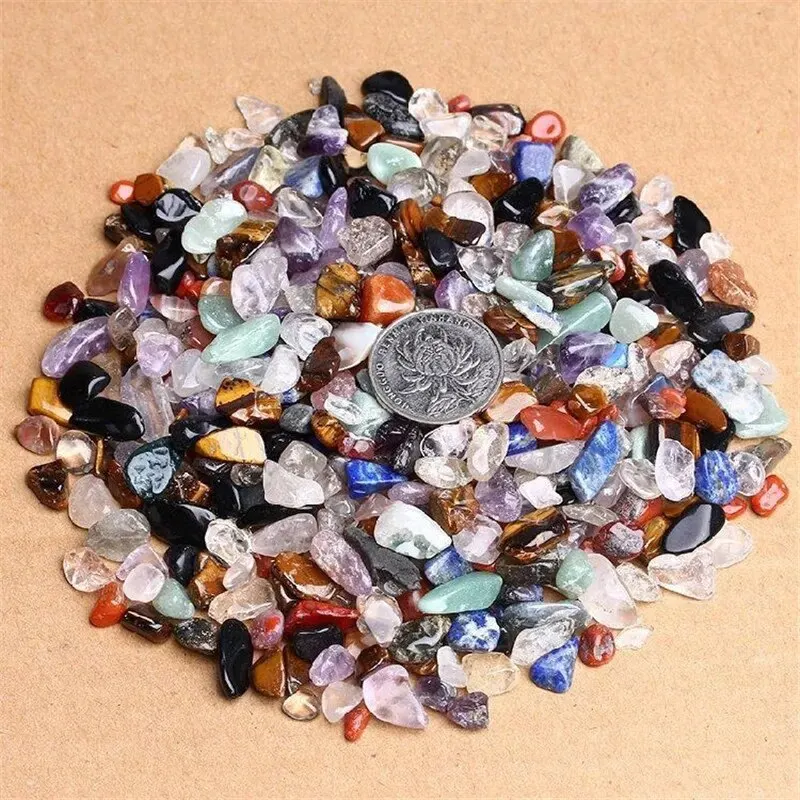 Natural Polished Quartz & Crystal Gemstone Collection - 100g Assorted Bulk Stones