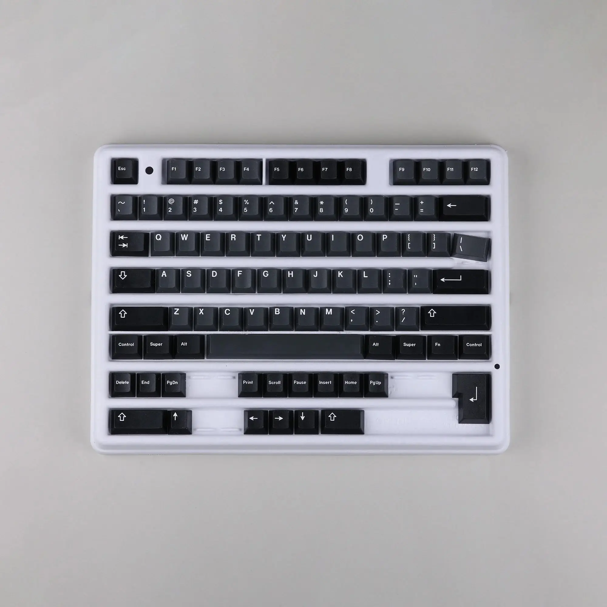 GMK 샤신 체리 프로필, ABS 소재 더블 샷 생산 방법