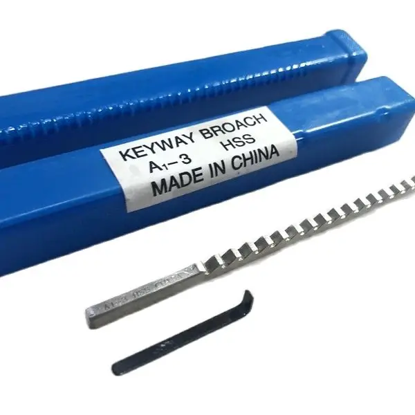 3mm A Push-Type Keyway Broach Metric Sized High Speed Steel for CNC Cutting Machine Tool