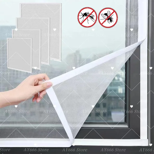Customized Mosquito Nets for Window anti-mosquito window screens Mesh Anti Insect Air Tulle Fiberglass Mosquitoes Protection