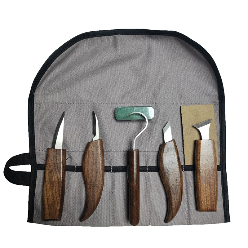 

Carving Kit Wood Carving Tools Hand Carving Knife Set With Needle File Wood Spoon Carving Kit