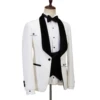 Cenne Des Graoom Latest Coat Design Tuxedo Suits For Men Tailor-Made Shawl Velvet Lapel 3 Pieces Blazers Vest Trousers Wedding 5