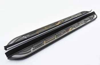 2pcs fit for Hyundai Santa Fe 2019-2023 SUV Truck Side Step Running Board NerfBar Aluminium Pedal Accessories (with Brackets) 1
