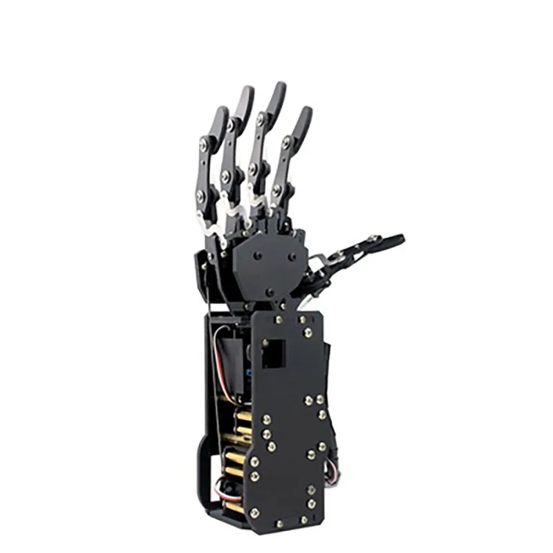 5-dof-robot-hand-five-finished-bionic-palm-claw-gripper-per-arduino-robot-manipolatore-bionic-robot-palm-giocattolo-programmabile