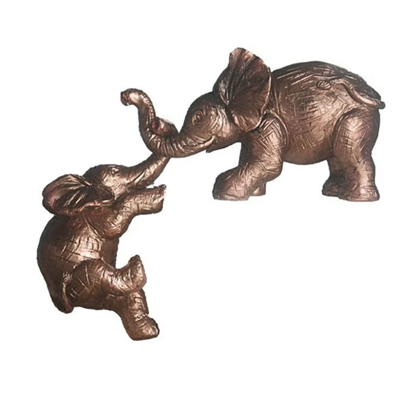 

Elephant Figurines Elephant Statue Home Decor Resin Elephant Sculpture Modern Collections Figurines Decoration 1 PCS