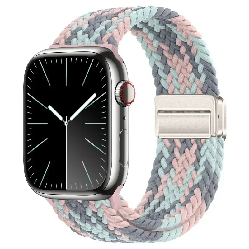 Braided Magnetic Buckle Nylon Strap