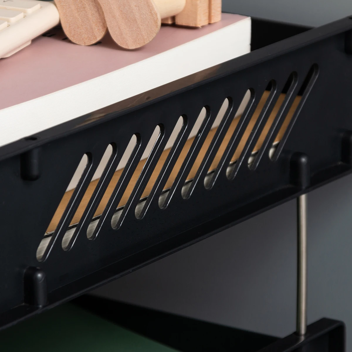 File Organizer Three-Layer File Holder Horizontal File Rack Desktop Tray Classification Organizer Information Rack Stationery Storage Tray storage racks