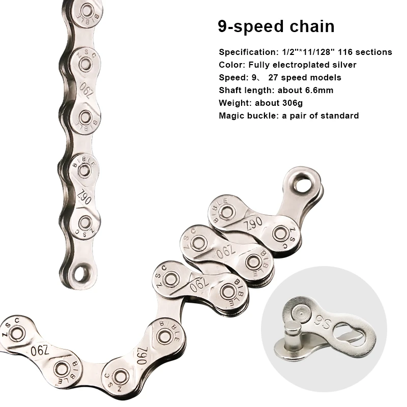 Bicycle Chain 6-12 Speed Road Mountain Bike Chain