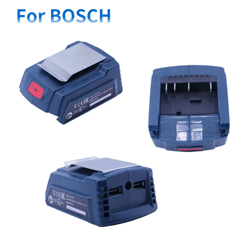 

Запасной адаптер с двумя USB-портами для BOSCH GAA18V-24 для Bosch, 18 в, литий-ионная батарея, запчасть для электроинструмента с индикатором